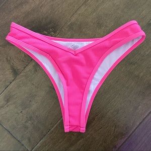 Sunny Bunny Swim Ribbed Cheeky Bikini Bottom